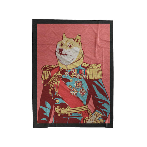 Doge Aristocrat Dog Velveteen Blanket