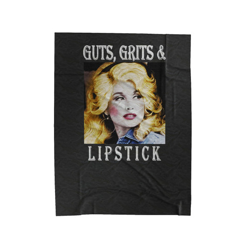 Dolly Parton Grits And Lipstick Dolly Country Music Velveteen Blanket