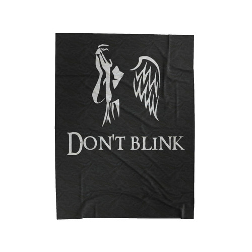 Don't Blink Weeping Angels Inspired By Dr Who Velveteen Blanket