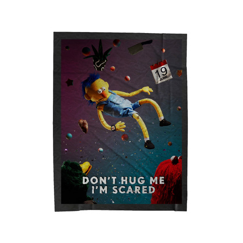 Don't Hug Me I'm Scared 1 Velveteen Blanket