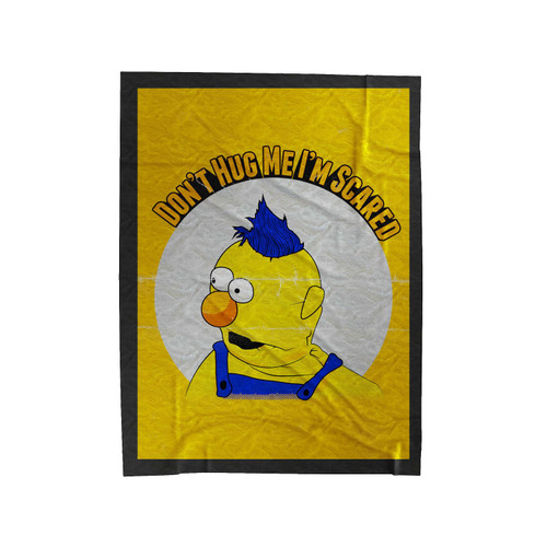 Don't Hug Me I'm Scared 2 Velveteen Blanket