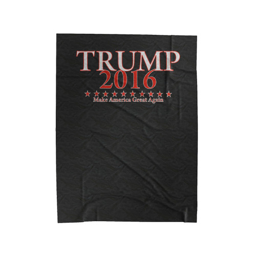 Donald Trump 2016 Campaign Velveteen Blanket