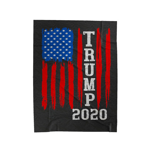Donald Trump 2020 America Velveteen Blanket