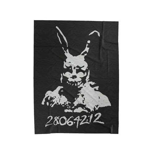 Donnie Darko 28 06 42 12 Frank Bunny Rabbit Velveteen Blanket