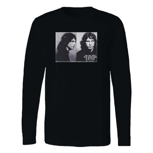 This classic fit jim morrison arrest long sleeve shirt is casually elegant and very comfortable. With fine quality print to make one stand out, it's a perfect fit for every occasion.