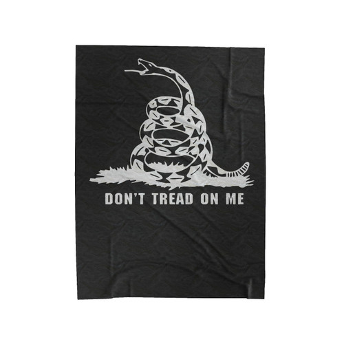 Dont Tread On Me Velveteen Blanket