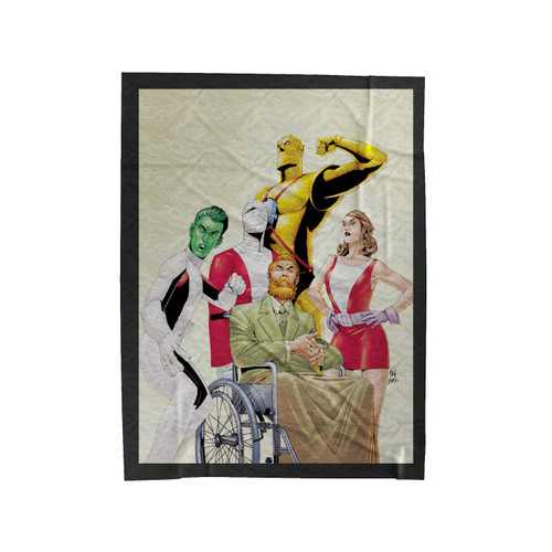 Doom Patrol Team Velveteen Blanket