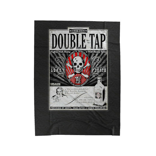 Double Tap Velveteen Blanket