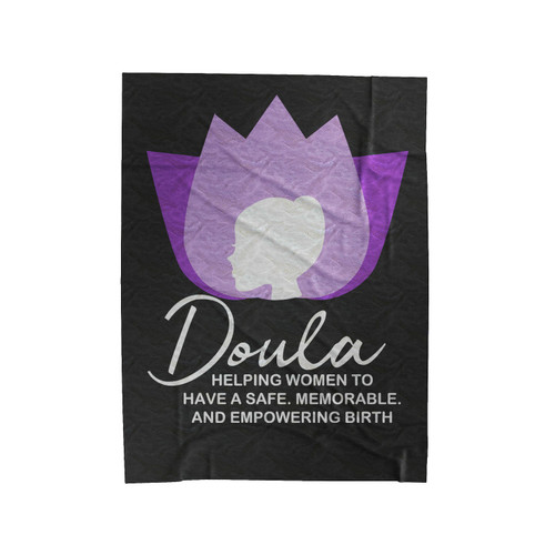 Doula Definition Velveteen Blanket