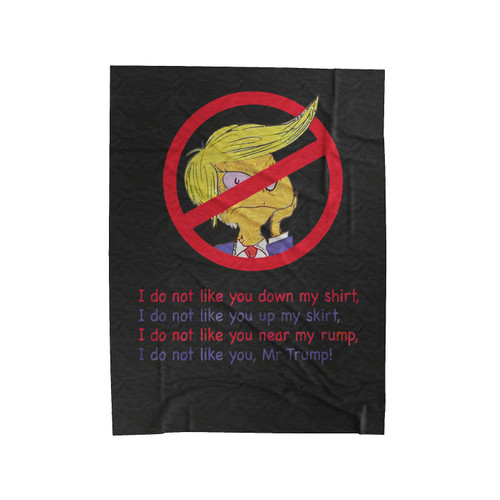 Dr Seuss Trump Seuss Trump Donald Trump Anti Trump Pro Trumpt Resist Velveteen Blanket