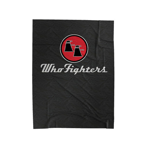 Dr Who Figters Foo Fighters Parody Velveteen Blanket