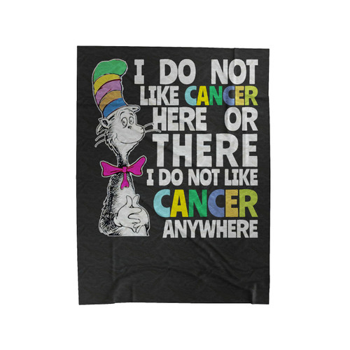 Dr. Seuss Cancer Velveteen Blanket