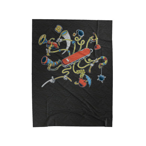 Dr. Swiss Velveteen Blanket