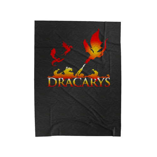 Dracarys Dragon Game Of Throne Velveteen Blanket