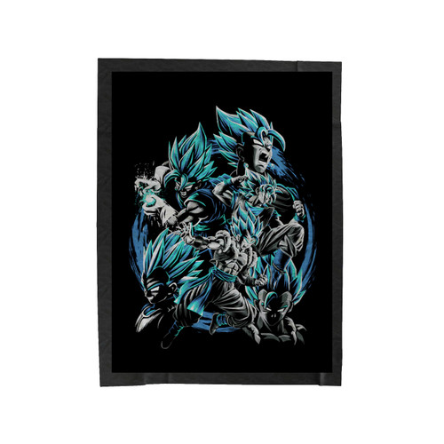 Dragon Ball Character Evolusion Velveteen Blanket Dragon Ball Character Evolusion Velveteen Blanket