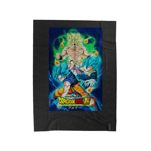 Dragon Ball Super Broly Goku And Vegeta Battle Broly Velveteen Blanket