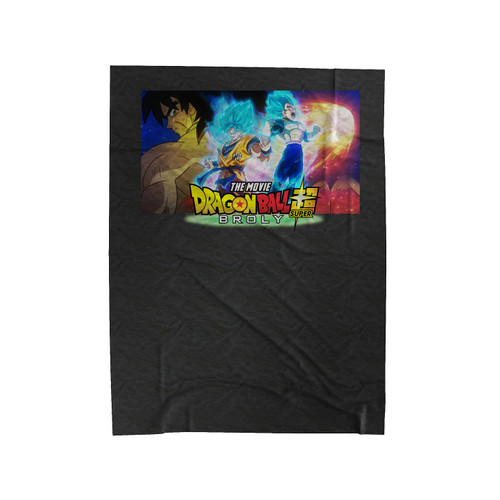 Dragon Ball Super Broly Goku Vegeta Velveteen Blanket