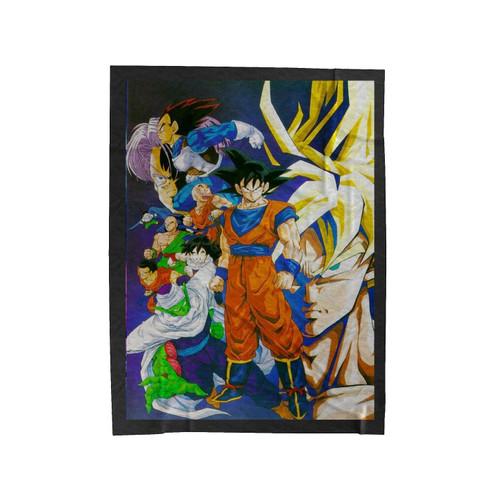 Dragon Ball Z Goku Vegeta Picolo 1 Velveteen Blanket