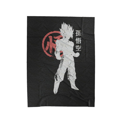 Dragon Ball Z Goku Warrior Gym Velveteen Blanket