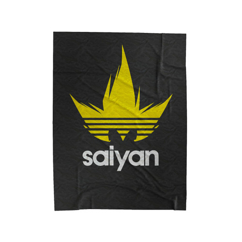 Dragon Ball Z Saiyan Sports Logo Velveteen Blanket