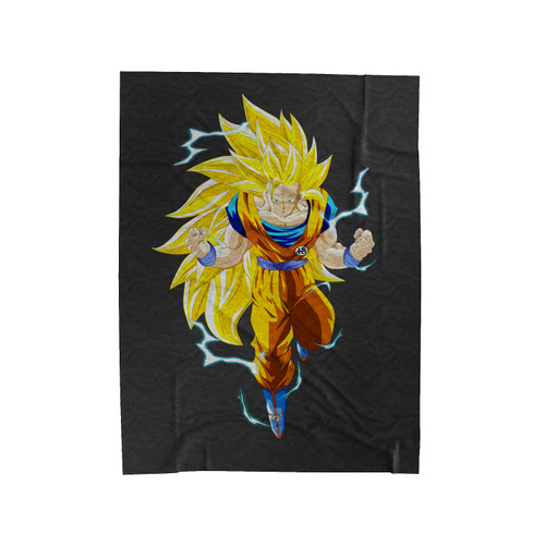 Dragon Ball Z Super Saiyan 3 Velveteen Blanket