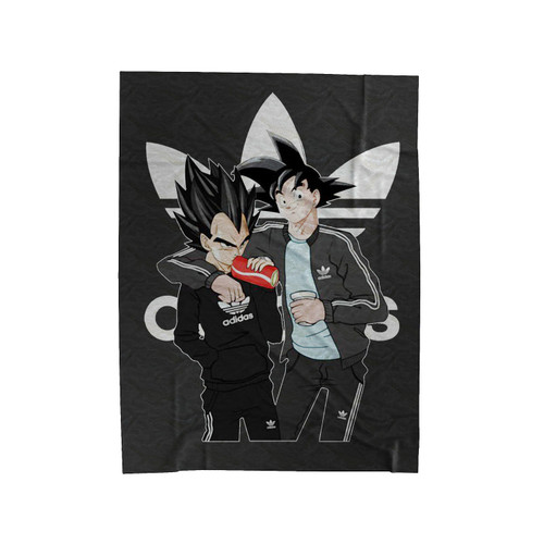 Dragonball Goku And Vegeta Velveteen Blanket