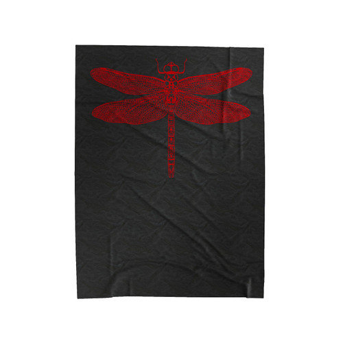 Dragonfly Insect Velveteen Blanket