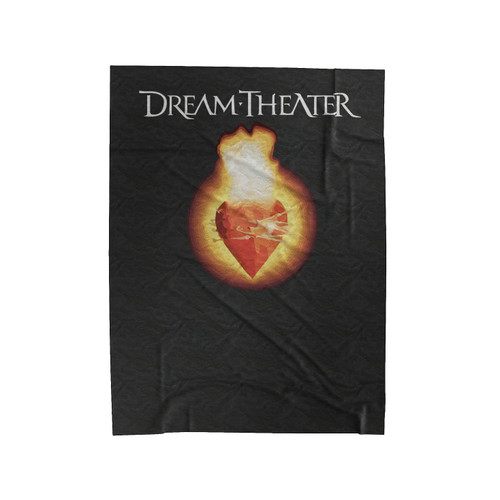 Dream Theater Pull Me Under Flaming Heart Velveteen Blanket