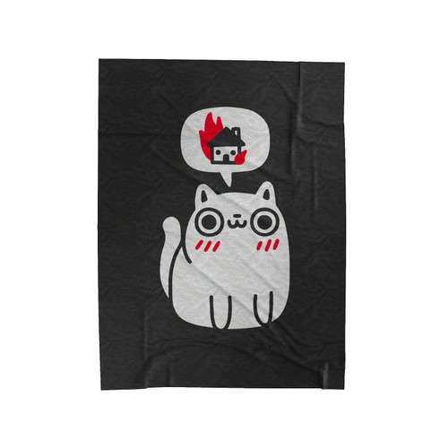 Dreaming Of Destruction Velveteen Blanket