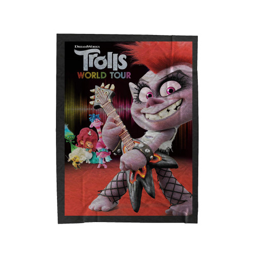 Dreamworks Trolls World Tour Velveteen Blanket