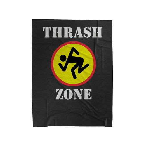 Dri Thrash Metal Zone Velveteen Blanket