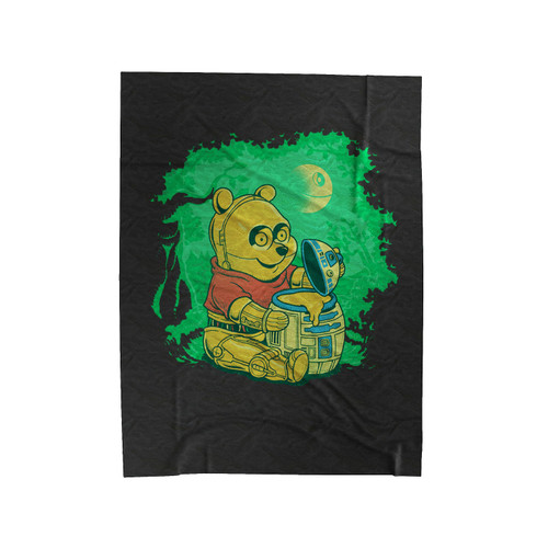 Droid Pooh Velveteen Blanket