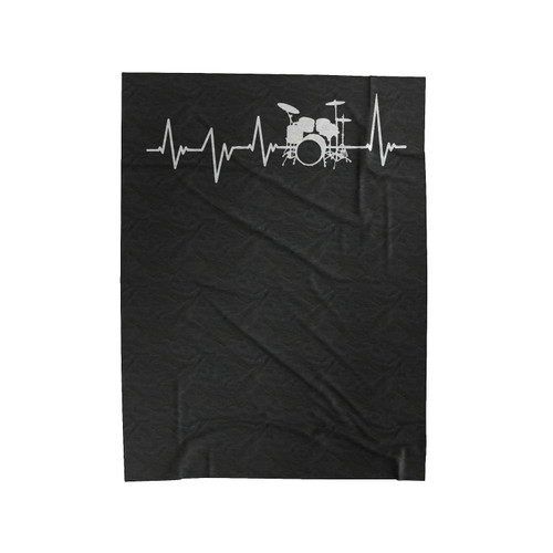Drummer Heartbeat Velveteen Blanket