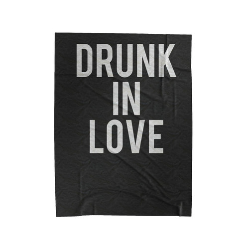 Drunk In Love Bride Bridesmaid Bachelorette Party Velveteen Blanket