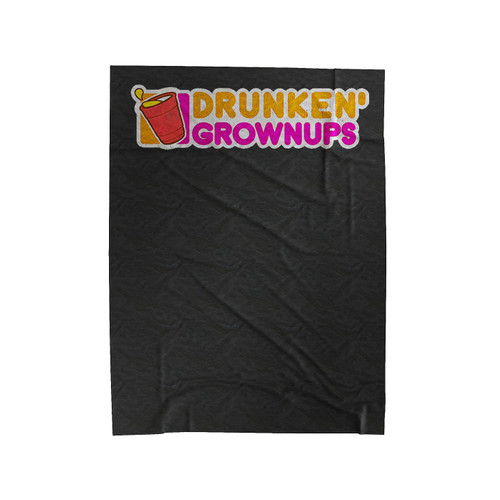 Drunken Grownups Drunkin Party Funny Drinking Velveteen Blanket