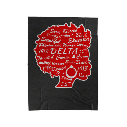 Dst Delta Sigma Theta 1913 Velveteen Blanket