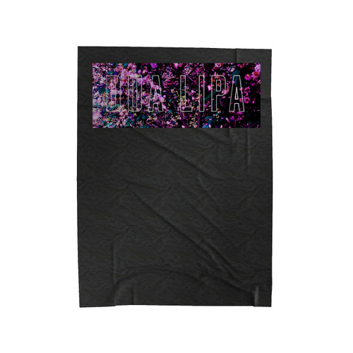 Dua Lipa New Rules Velveteen Blanket