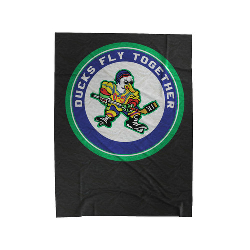 Ducks Fly Together Velveteen Blanket