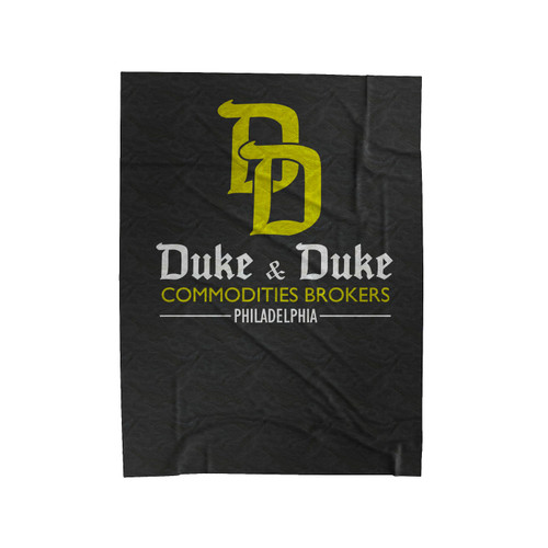 Duke & Duke Commodities Brokers Velveteen Blanket