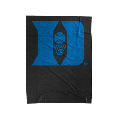 Duke University Basketball Logo Velveteen Blanket