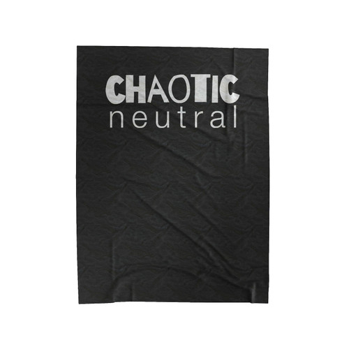 Dungeons And Dragons Inspired Rpg Board Gaming Chaotic Neutral Velveteen Blanket