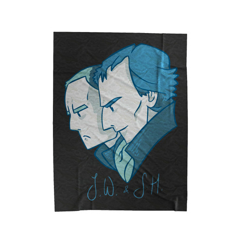 Duo Of 221B Baker Street Velveteen Blanket