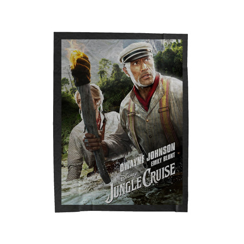 Dwayne Johnson Jungle Cruise Movie Velveteen Blanket