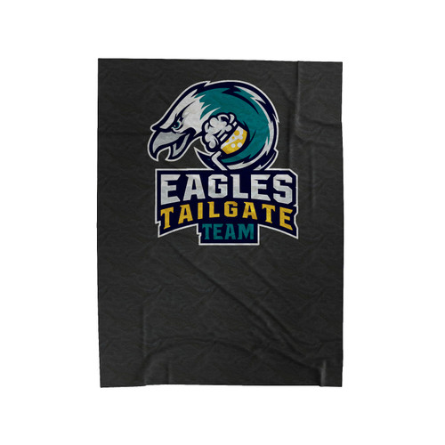 Eagles Tailgate Team Philadelphia Velveteen Blanket