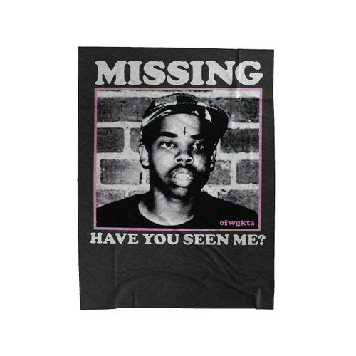 Earl American Of Odd Future Hip Hop Velveteen Blanket