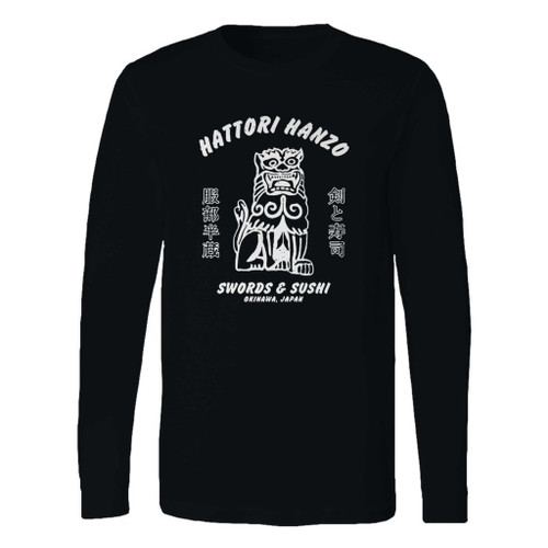 This classic fit kill bill hattori hanzo swords and sushi long sleeve shirt is casually elegant and very comfortable. With fine quality print to make one stand out, it's a perfect fit for every occasion.
