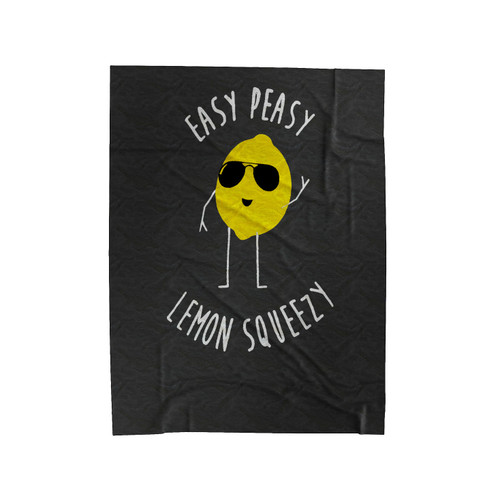 Easy Peasy Lemon Squeezy 1 Velveteen Blanket