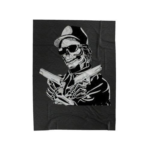 Eazy E Skeleton Velveteen Blanket