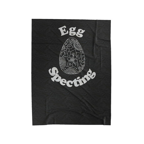 Eggspecting Pregnancy Announcement Easter Pregnancy 2 Velveteen Blanket