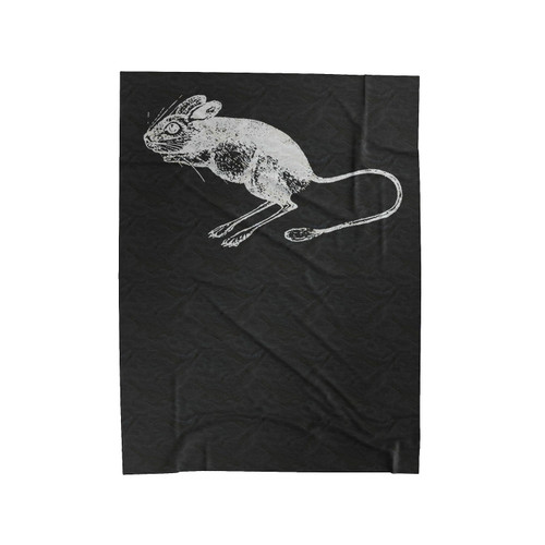 Egyptian Jerboa Mouse Velveteen Blanket